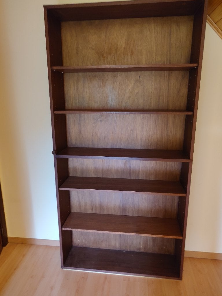 Mooie houten, stevige boekenkast, Antiek en Kunst, Ophalen