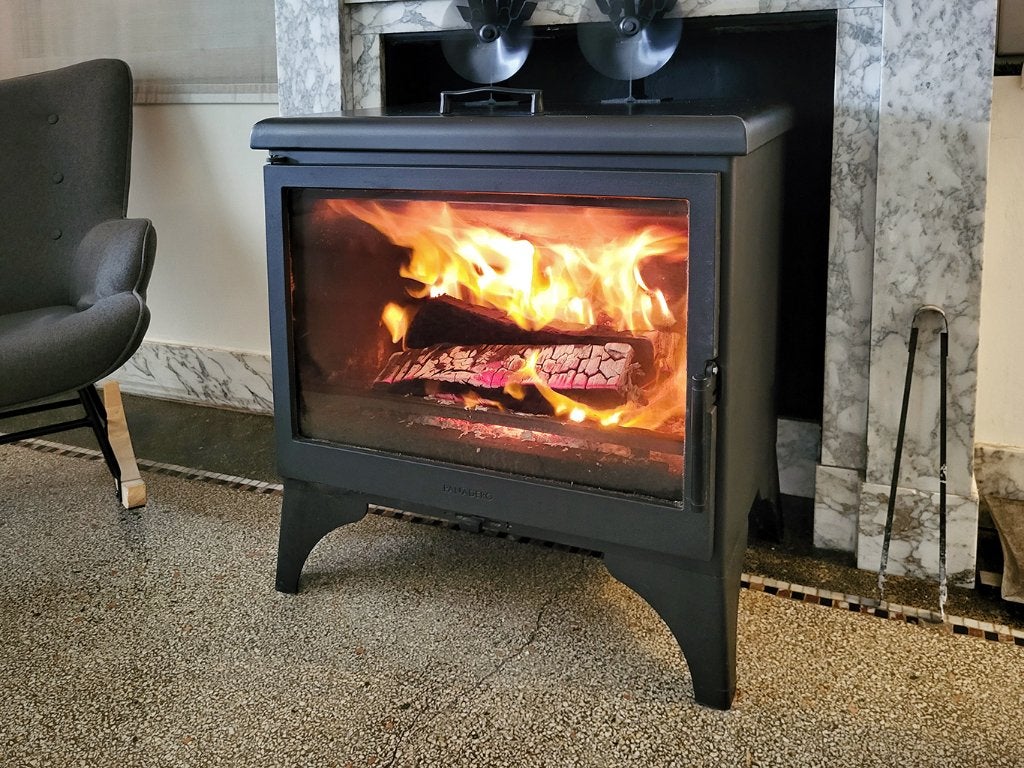 Poêle à bois Panadero Boheme 9,8 kW, Maison & Meubles, Enlèvement, Utilisé, Bois, Autoportant
