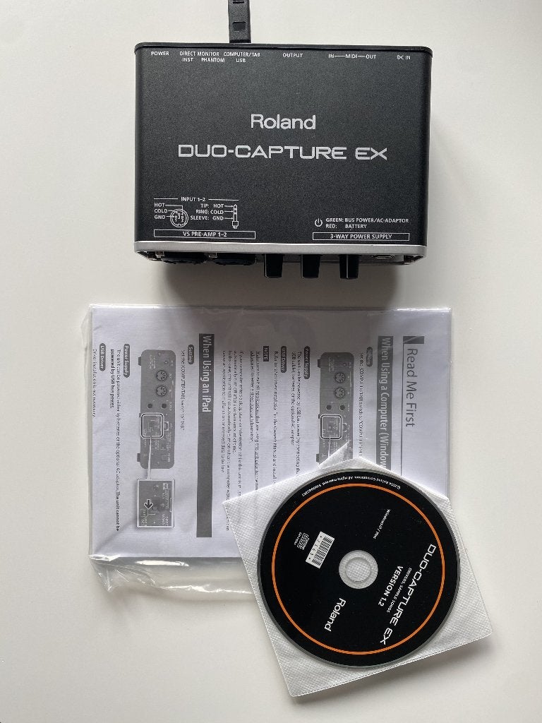 Roland DUO-CAPTURE EX (audio+interface MIDI) + ABLETON, Enlèvement ou Envoi, Comme neuf