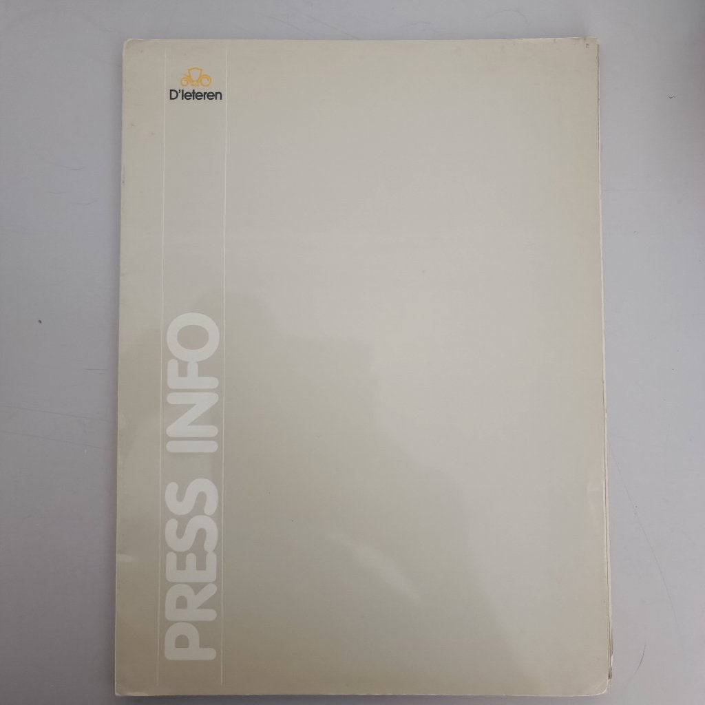 Catalogus: PERSINFORMATIE Nieuwste VW Polo - 20.09.1990, Verzenden, Gelezen, Catalogus