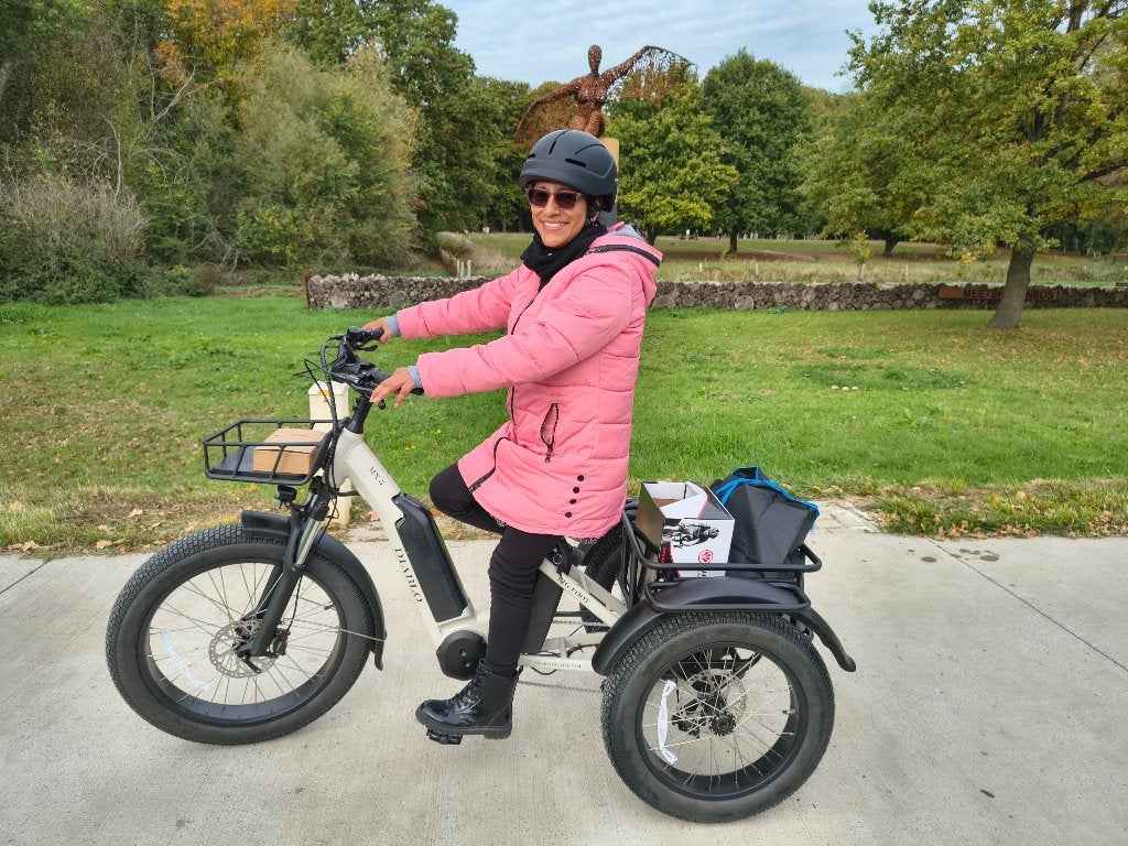Elektrische driewieler fatbike Diablo Big Foot, Ophalen, Zo goed als nieuw, Schijfrem, Overige merken