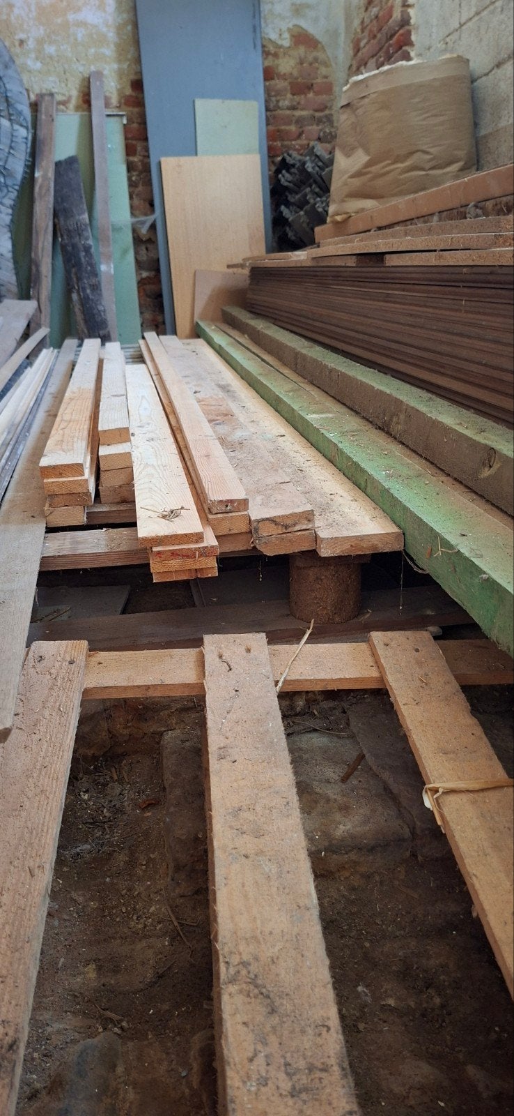 Houten balken en planken, Ophalen, Nieuw, Balken