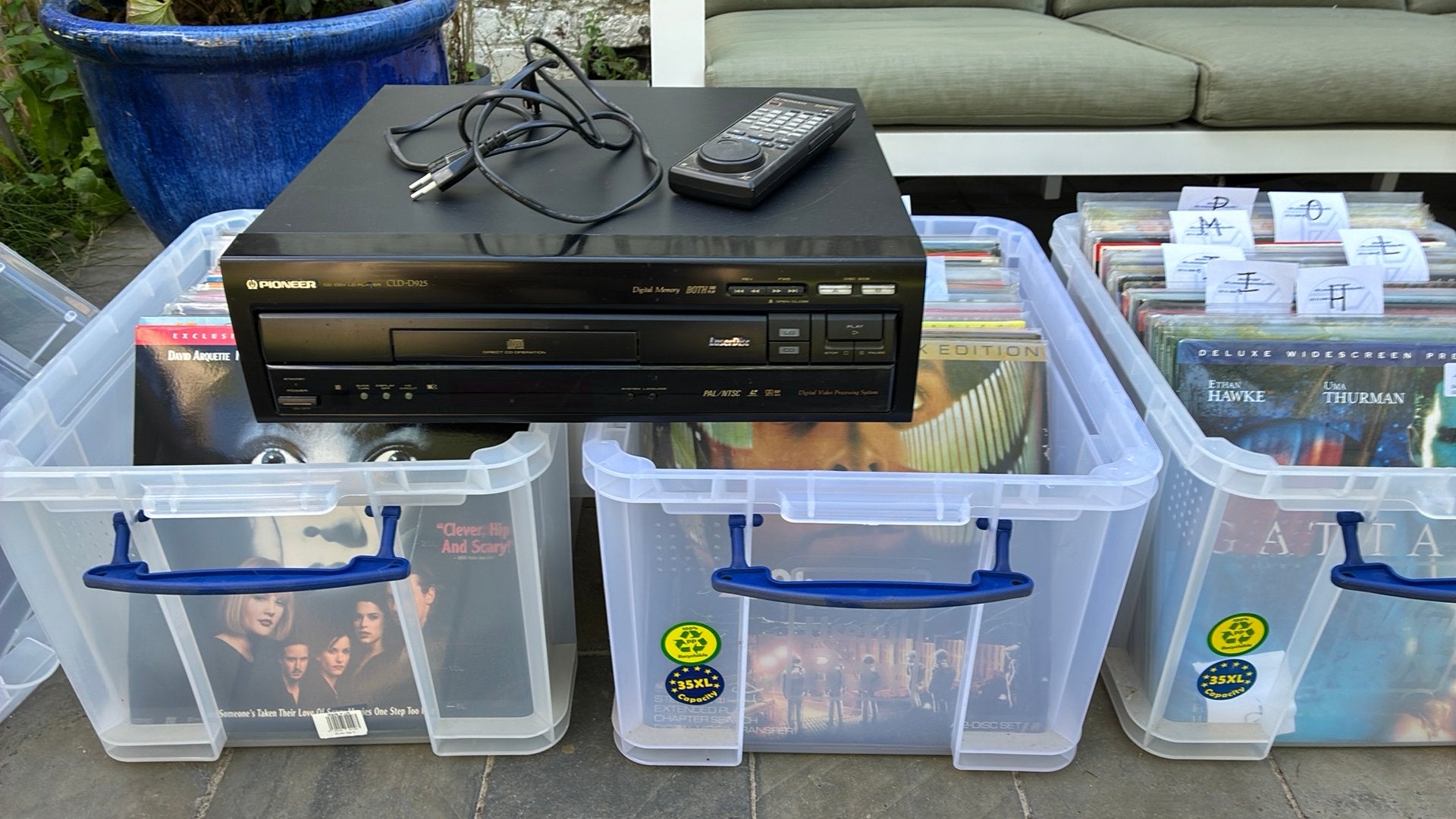 Pioneer CLD-D925 + laserdiscs, TV, Hi-fi & Vidéo, Lecteurs DVD, Enlèvement, Utilisé, Pioneer