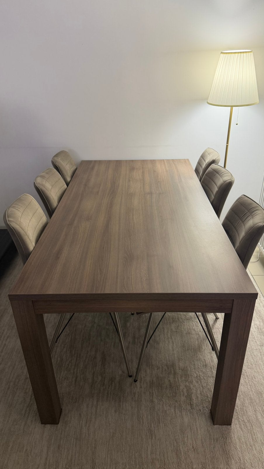 Eettafel zonder stoelen, Enlèvement ou Envoi, Comme neuf, Rectangulaire