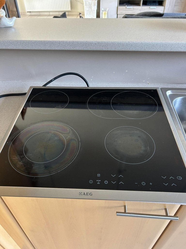 Elektrisch fornuis merk AEG, Elektronische apparatuur, Ophalen, Gebruikt, Minder dan 85 cm, Inbouw