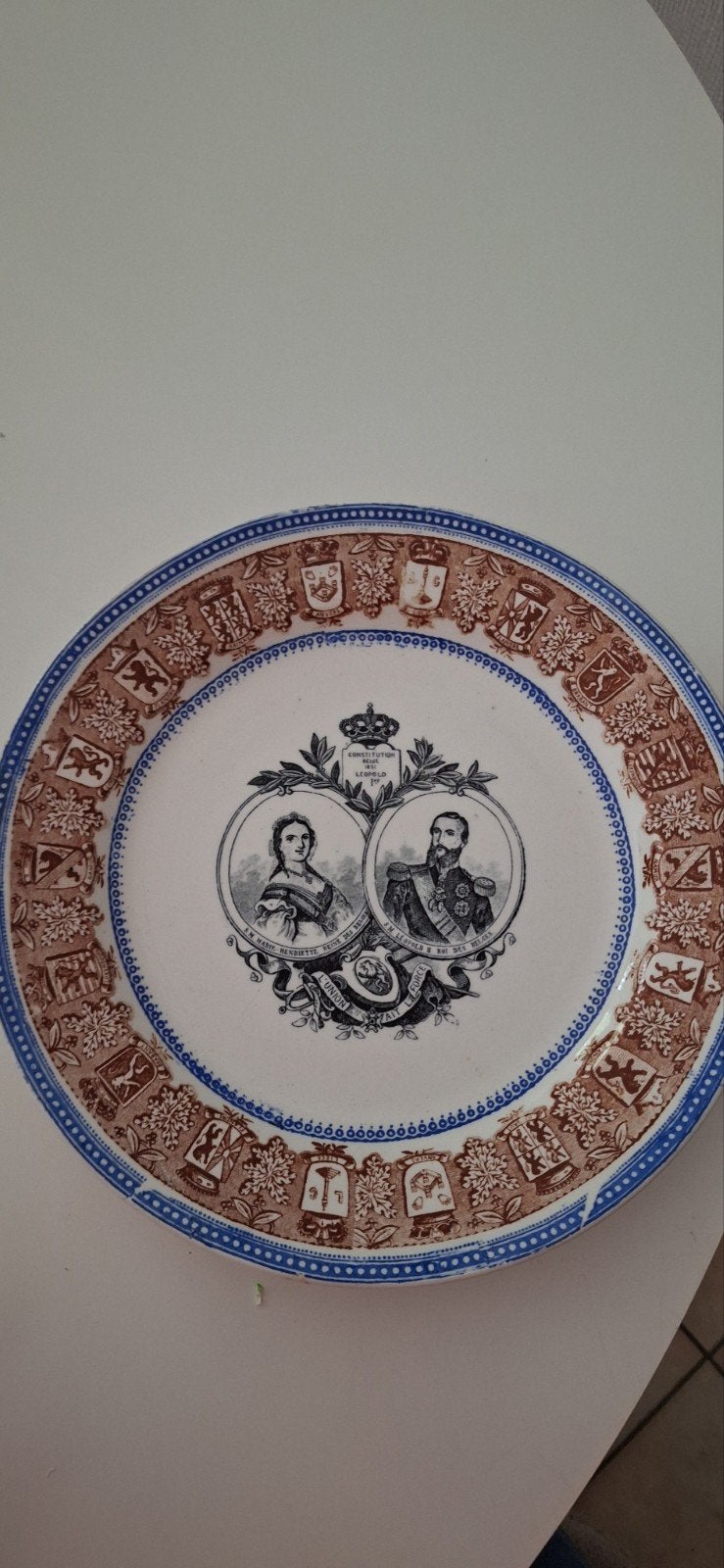 Wandbord, Antiquités & Art, Antiquités | Assiettes décoratives & Carrelages, Enlèvement
