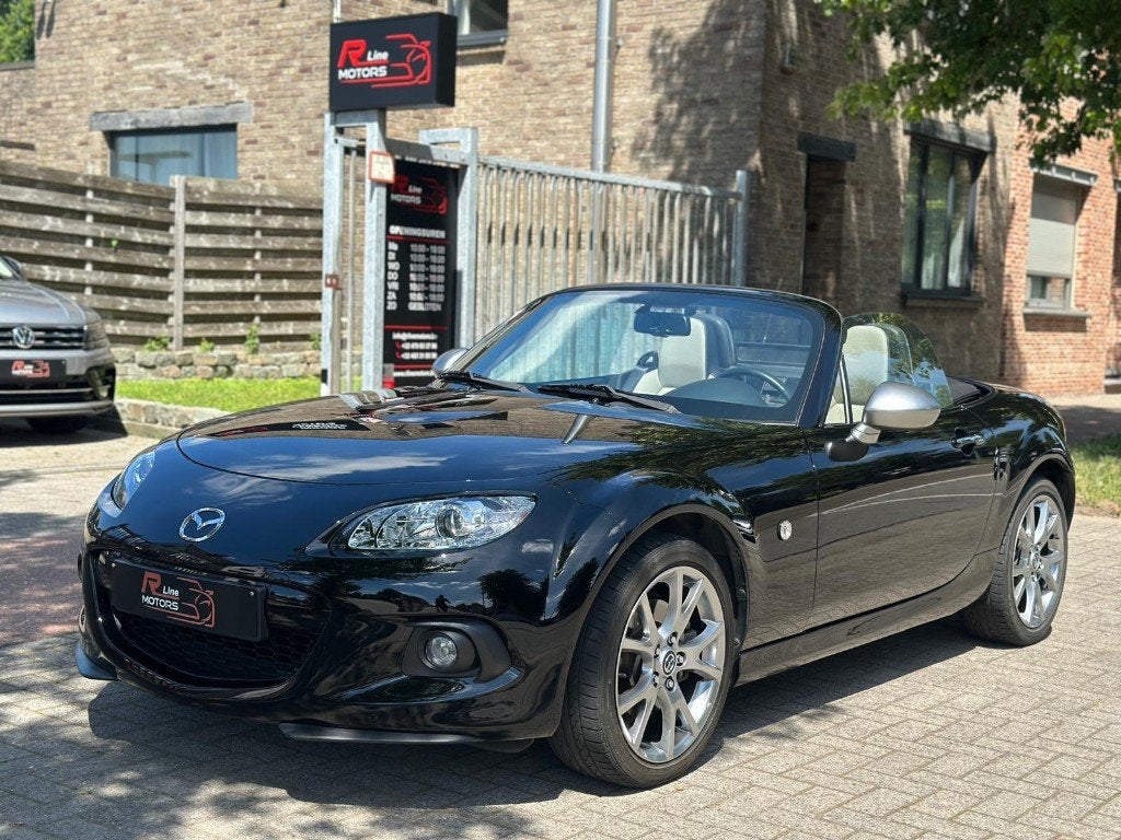 Mazda MX-5 1.8i - 41.400KM - Nieuwstaat - Cabrio, Auto's, Mazda, Euro 5, Achterwielaandrijving, 4 cilinders, Cabriolet