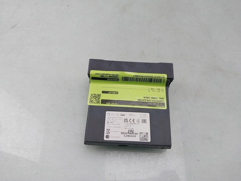 COMPUTER VERLICHTING Opel Corsa F (UB / UH / UP) (01-2019/-), Dhr. J. Ham, Gebruikt, Administratie@autoham.nl, Opel