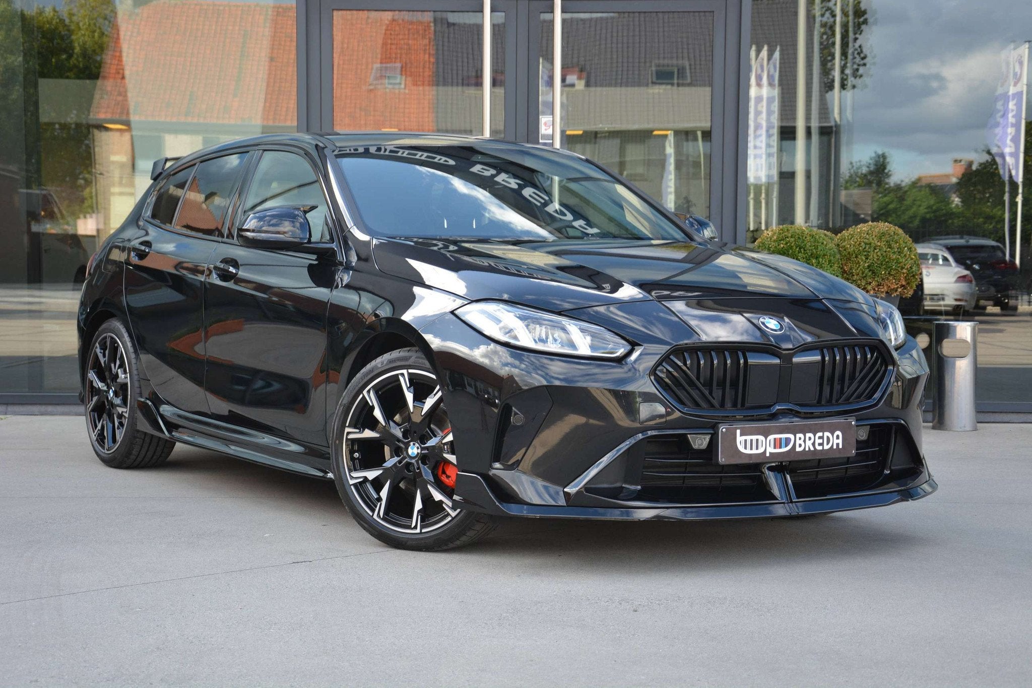BMW 1 Serie 120 i M-Performance/Cam/Leder/19" (automatique), Autos, Cuir, Achat, Noir, 5 portes