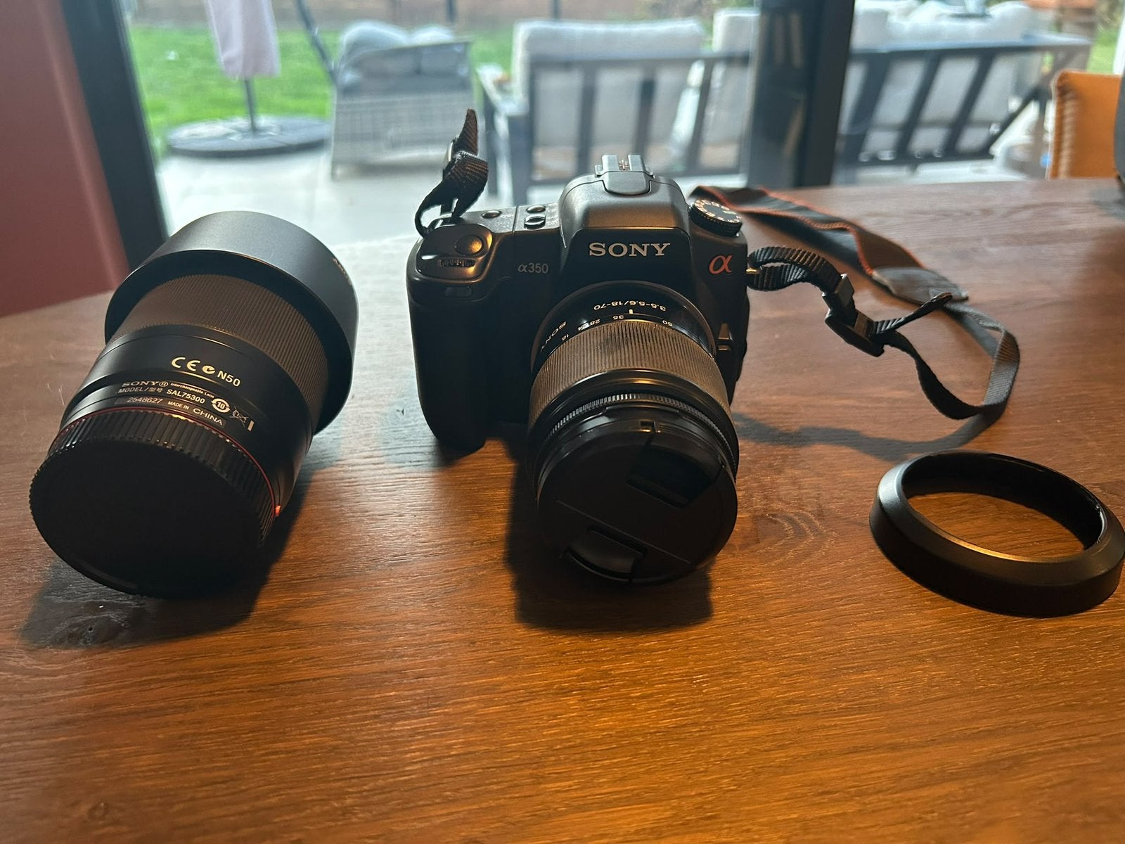 Sony Alpha A 350, Ophalen of Verzenden, Zo goed als nieuw