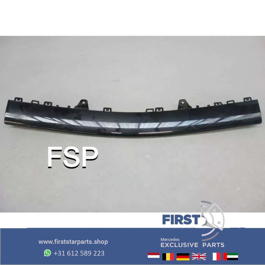 A2928852200 W292 GLE voorbumper SPOILER MIDDEN ZWART 2015-20