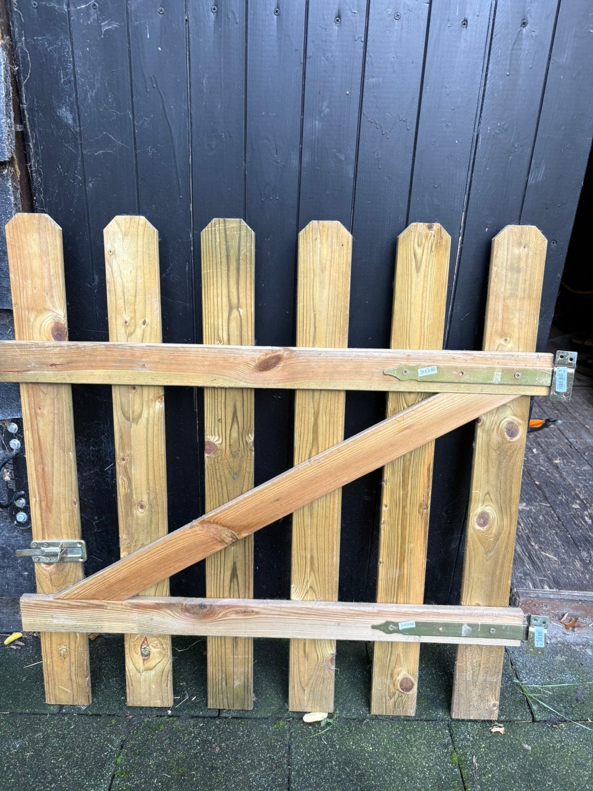 2x houten poortjes, Tuin en Terras, Ophalen, Zo goed als nieuw