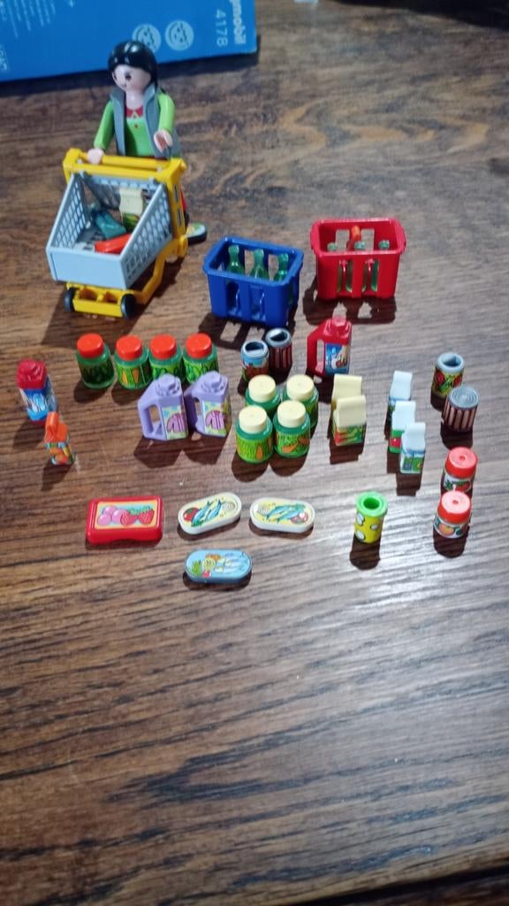 Playmobil supermarché caddies, Enlèvement ou Envoi