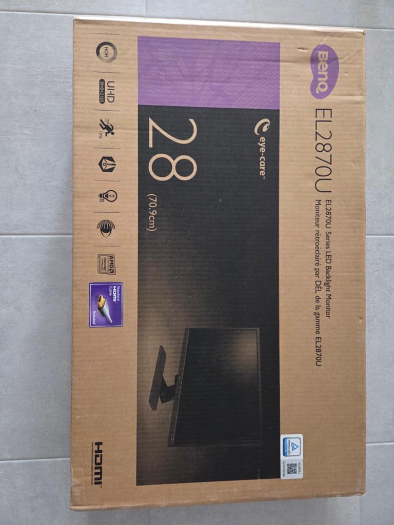 Beelscherm BenQ EL2870U, TV, Hi-fi & Vidéo, Écrans de projection, Enlèvement