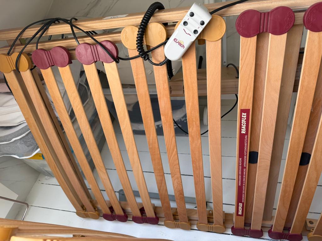 Elektrische lattenbodem - Elsach Reacsflex, Huis en Inrichting, Slaapkamer | Matrassen en Bedbodems, Zo goed als nieuw, Bedbodem
