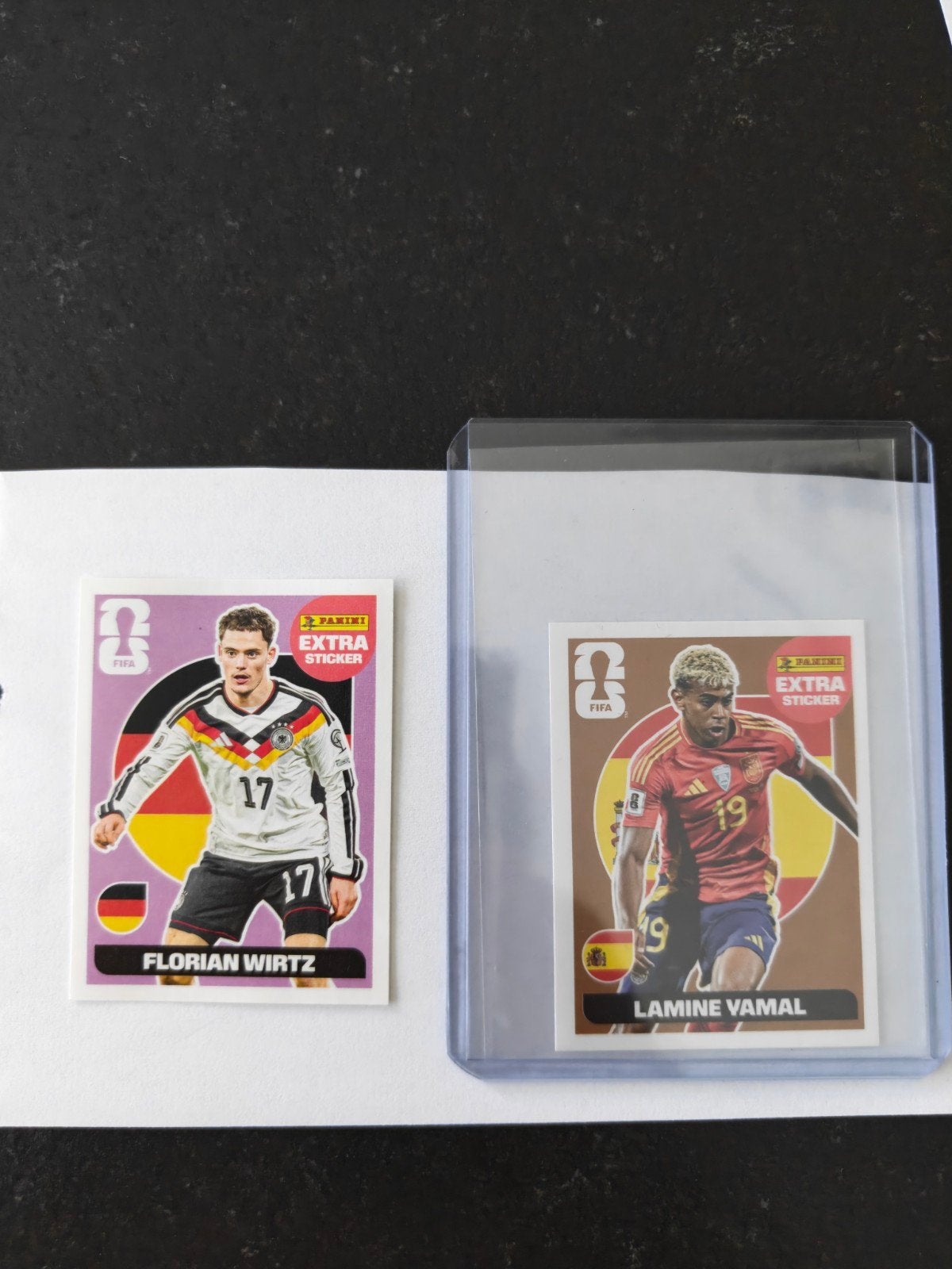 Panini sticker - Lamine Yamal & Florian Wirtz, Enlèvement, Neuf