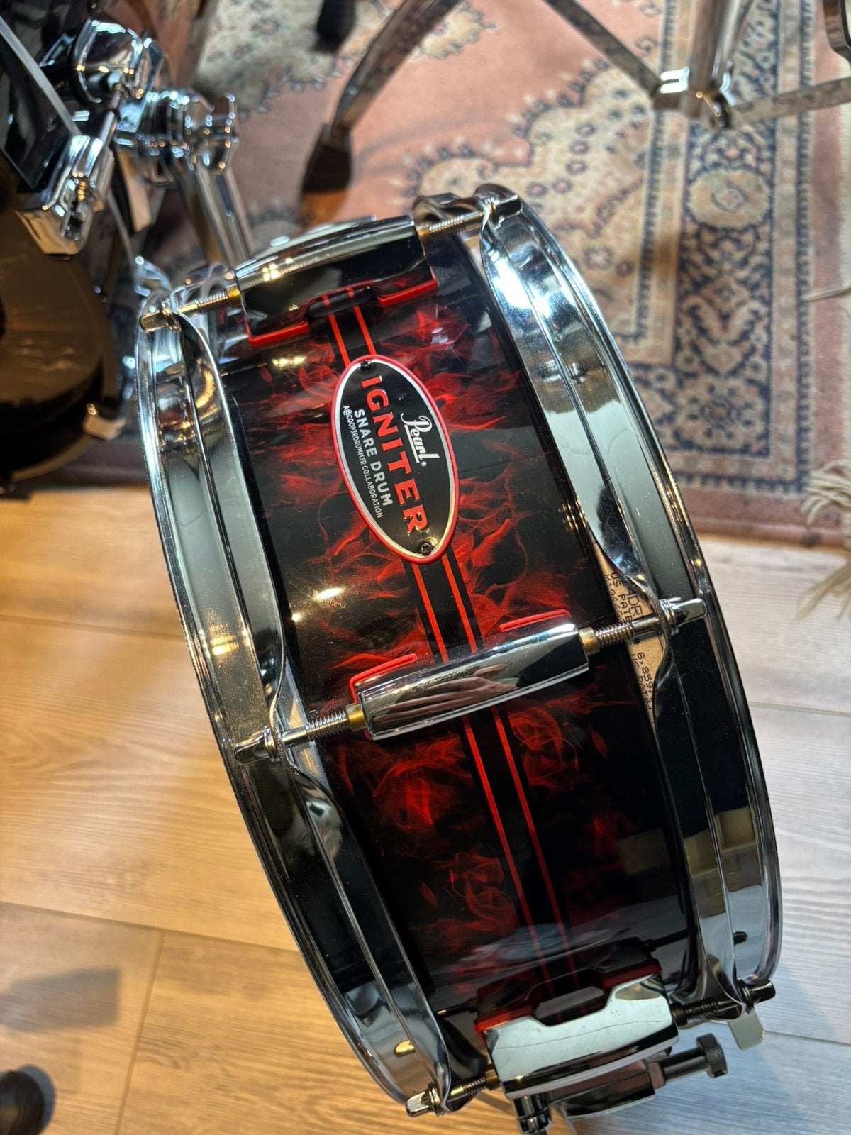 Pearl igniter + dubbel bass pedaal, Musique & Instruments, Batteries & Percussions, Enlèvement, Comme neuf, Pearl