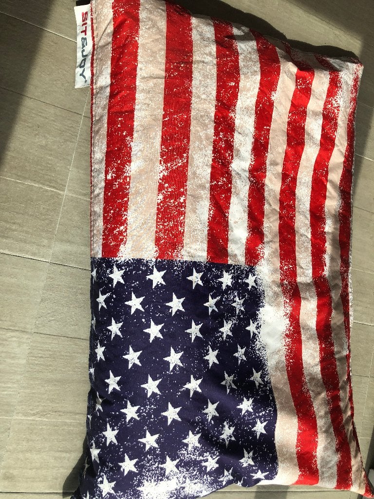 Zitzak Amerikaanse vlag, Huis en Inrichting, Ophalen, Zo goed als nieuw, Zitzak