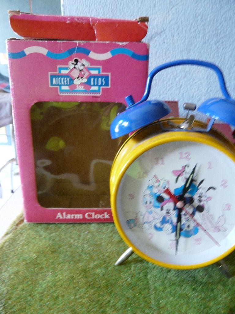 Rare réveil Disney vintage à vendre, Collections, Enlèvement, Donald Duck, Utilisé, Autres types