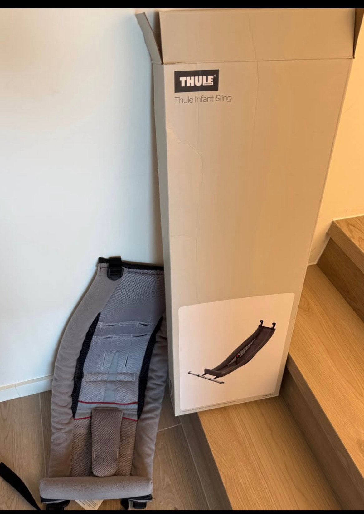 Thule infant sling, Enlèvement, Utilisé