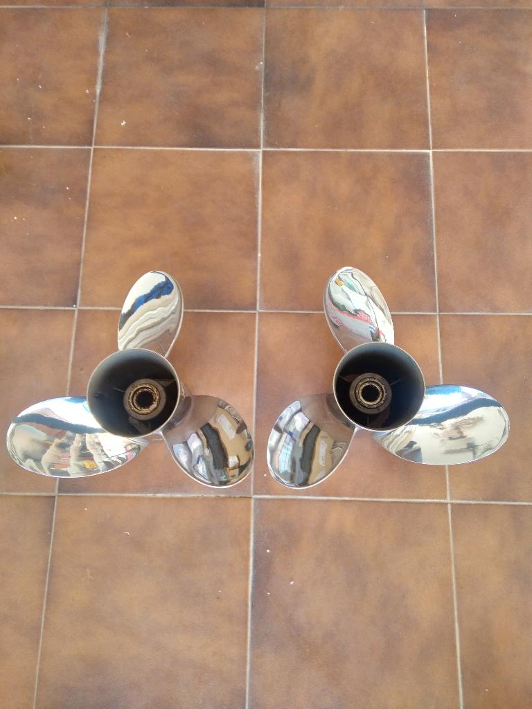 Mercruiser /Mercury Mirage Plus propeller 21P paar., Watersport en Boten, Ophalen of Verzenden, Zo goed als nieuw