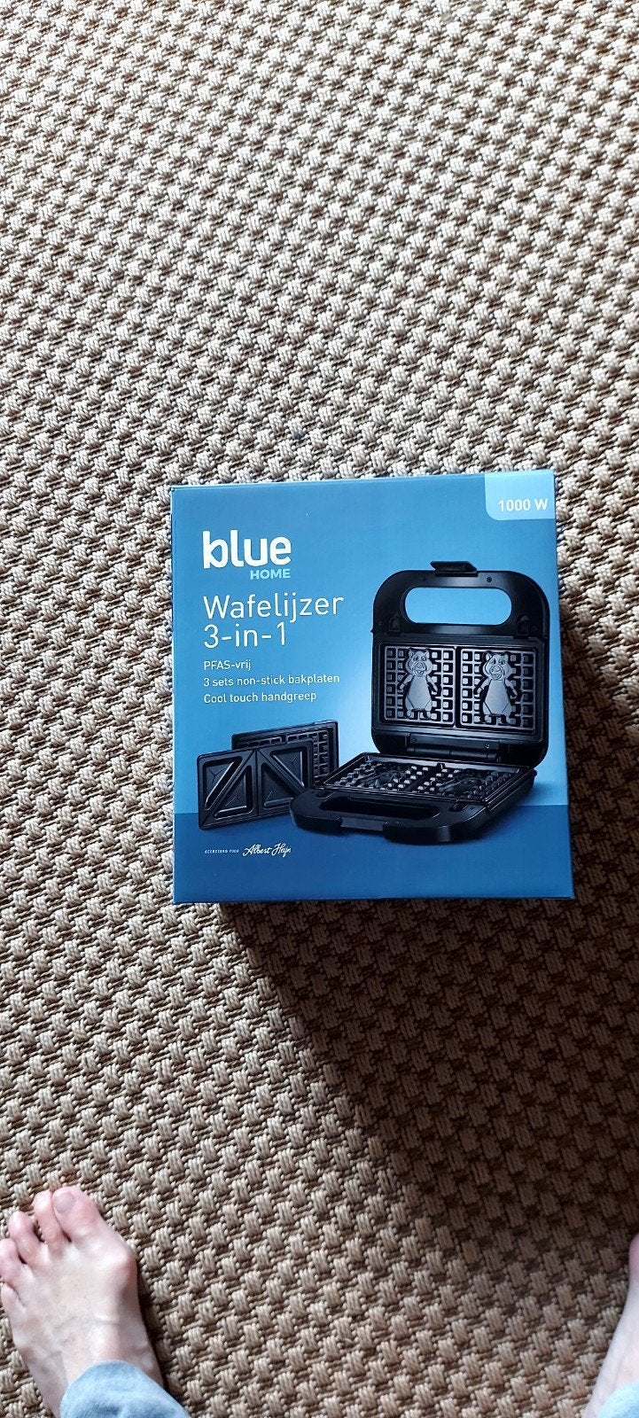 Wafelijzertje met hamster in de midden, Ophalen of Verzenden