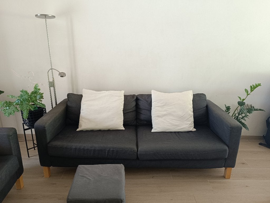 3 zit zetel en 2 x 1 zit zetel, Maison & Meubles, Canapés | Salons, 75 à 100 cm, Banc droit, Enlèvement, Utilisé