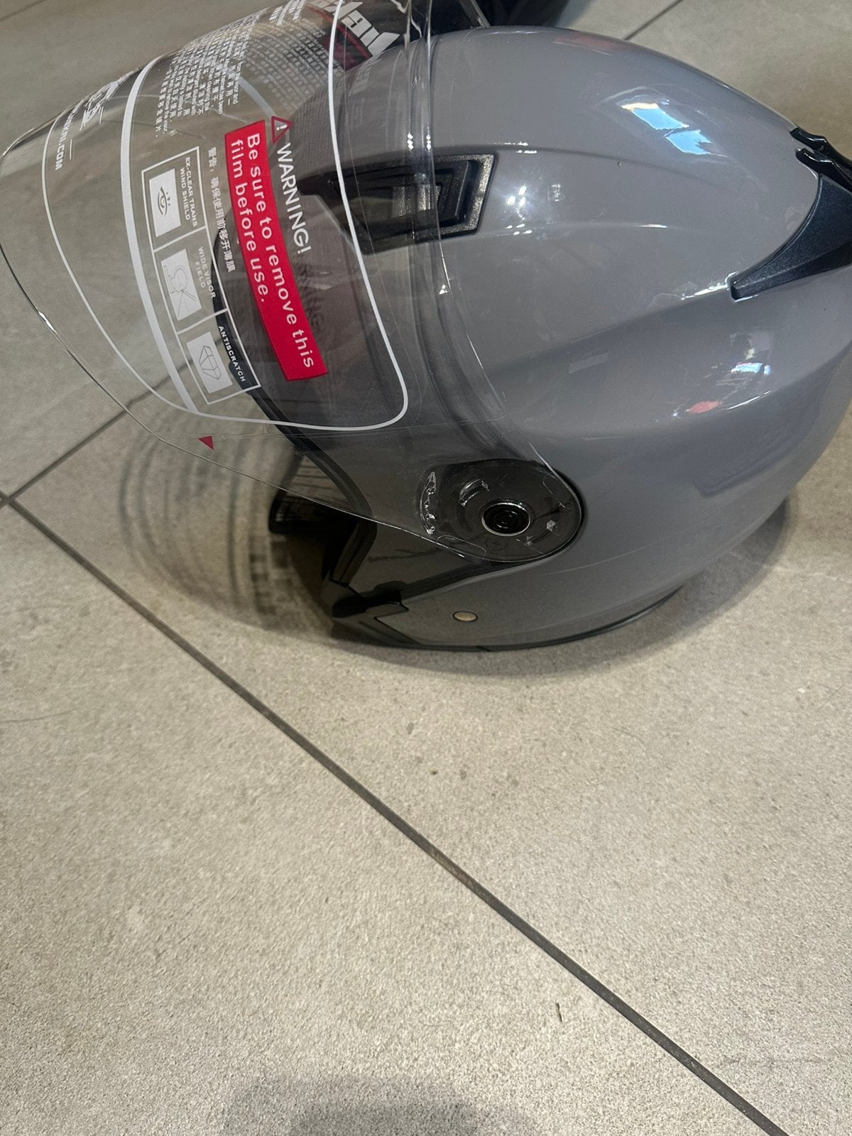 Casque jet taille M, Fietsen en Brommers, Brommerhelmen, Ophalen, Nieuw, Medium