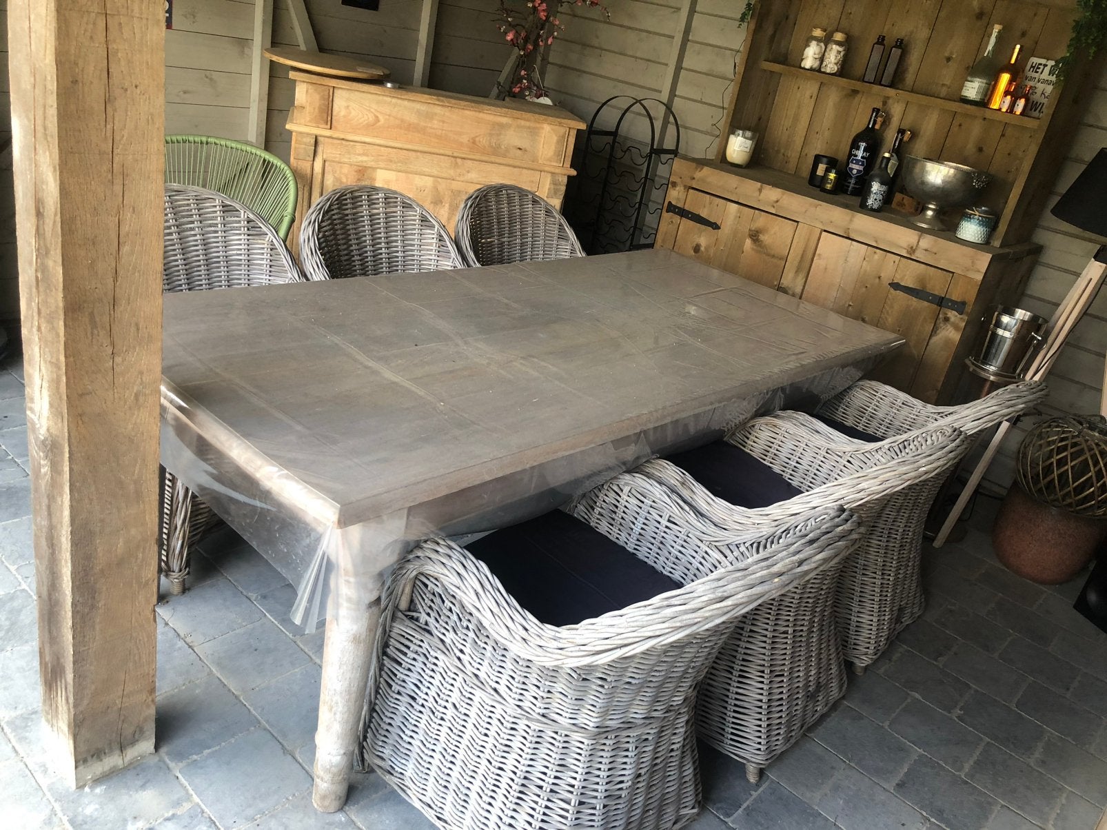 Mooie rotan stoelen incl kussens, Ophalen, Zo goed als nieuw, Rotan