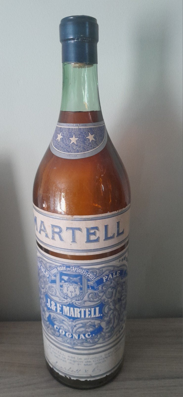 Cognac  fles, Enlèvement
