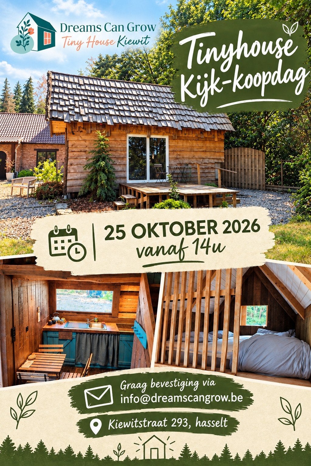 koop - Kijkdag tinyhouse, Ophalen of Verzenden
