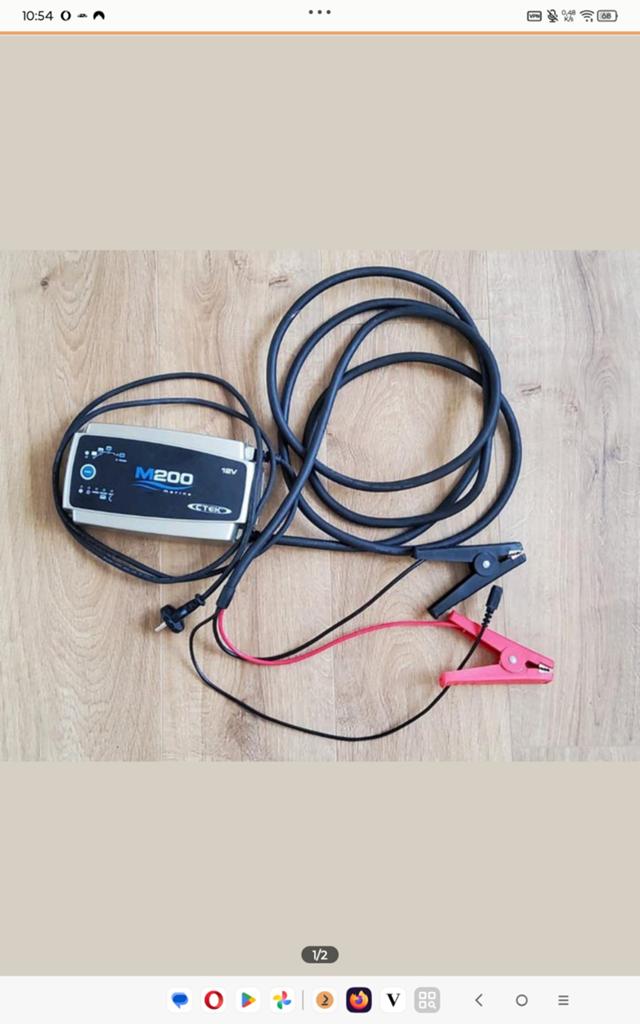 battery accalader Ctek 12V 15A temp. voeler,3mtr laadkabel, Envoi