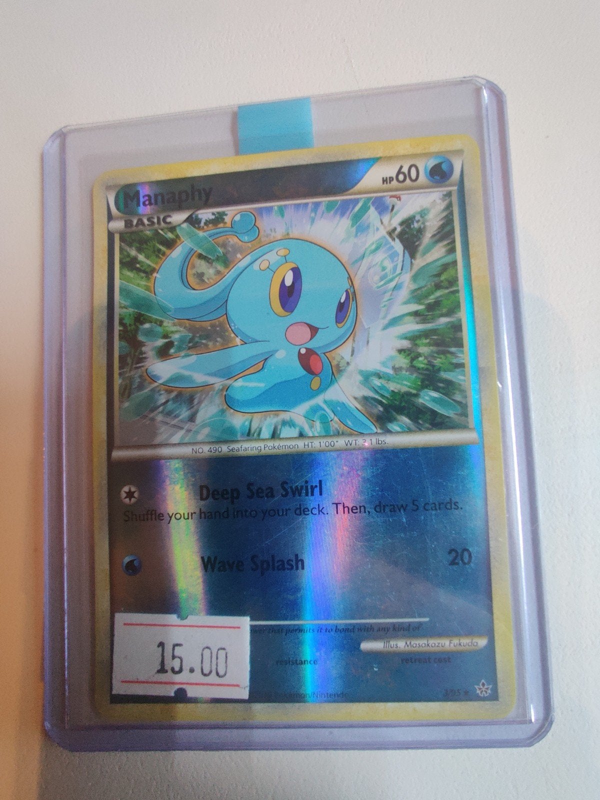 Manaphy UL 3, Ophalen, Zo goed als nieuw, Losse kaart, Foil