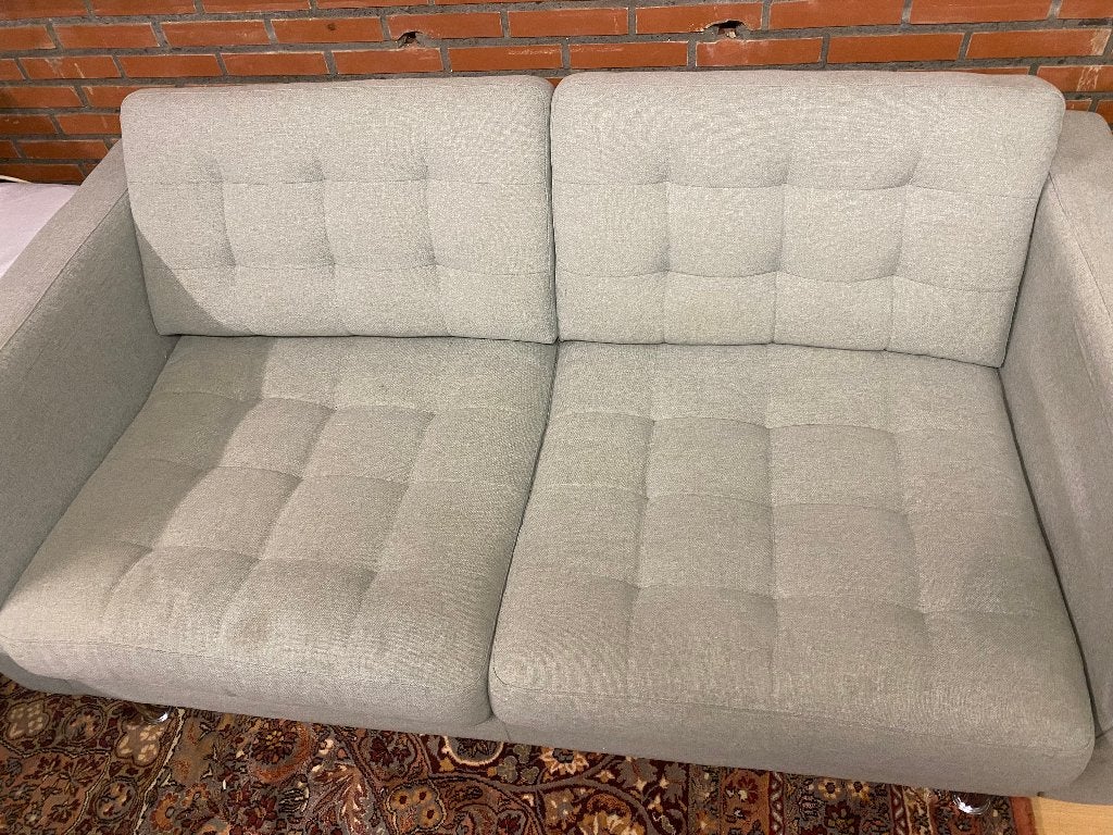 Landskrona groene zetel 2 personen, Ophalen, Gebruikt, 150 tot 200 cm, Tweepersoons