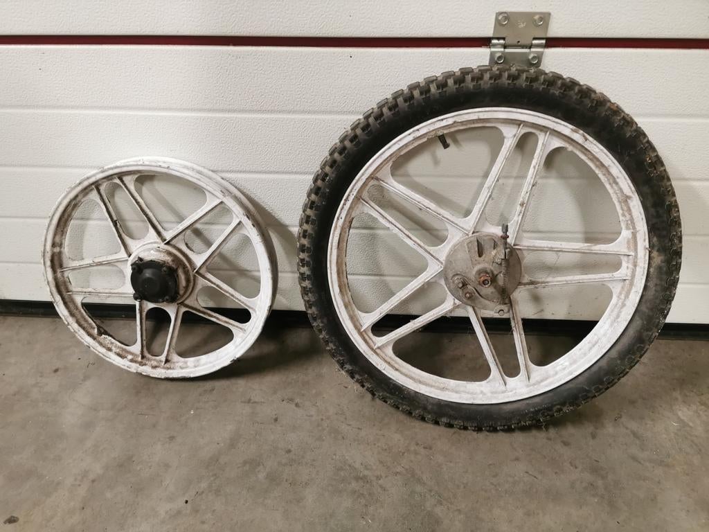 Set grimeca wielen, honda PX, Ophalen