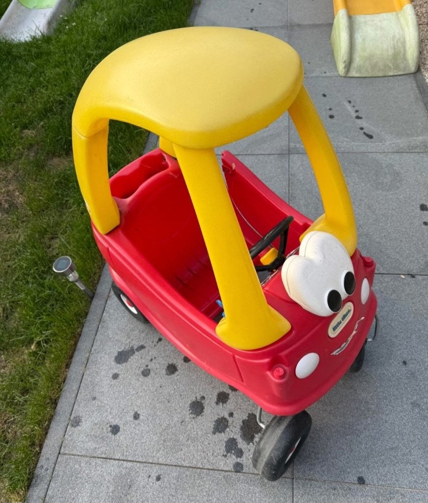 Duwauto little tikes, Ophalen, Gebruikt