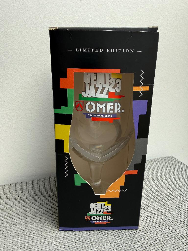 Glas Omer Gent Jazz 2023, Verzamelen, Verzenden, Nieuw, Glas of Glazen, Overige merken