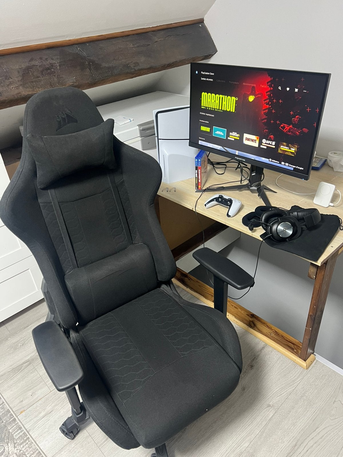 Setup complet ps5 slim, Consoles de jeu & Jeux vidéo, Consoles de jeu | Accessoires Autre, Comme neuf, Enlèvement