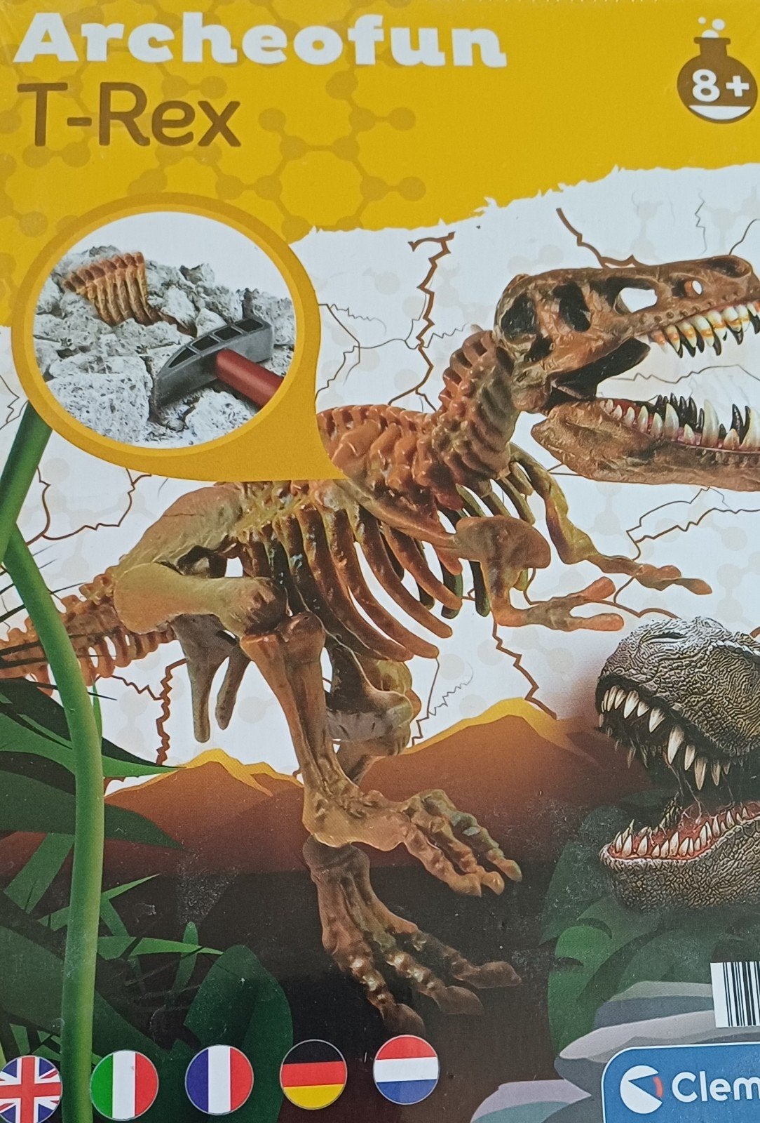 Clementoni Archeofun T-Rex, Enlèvement