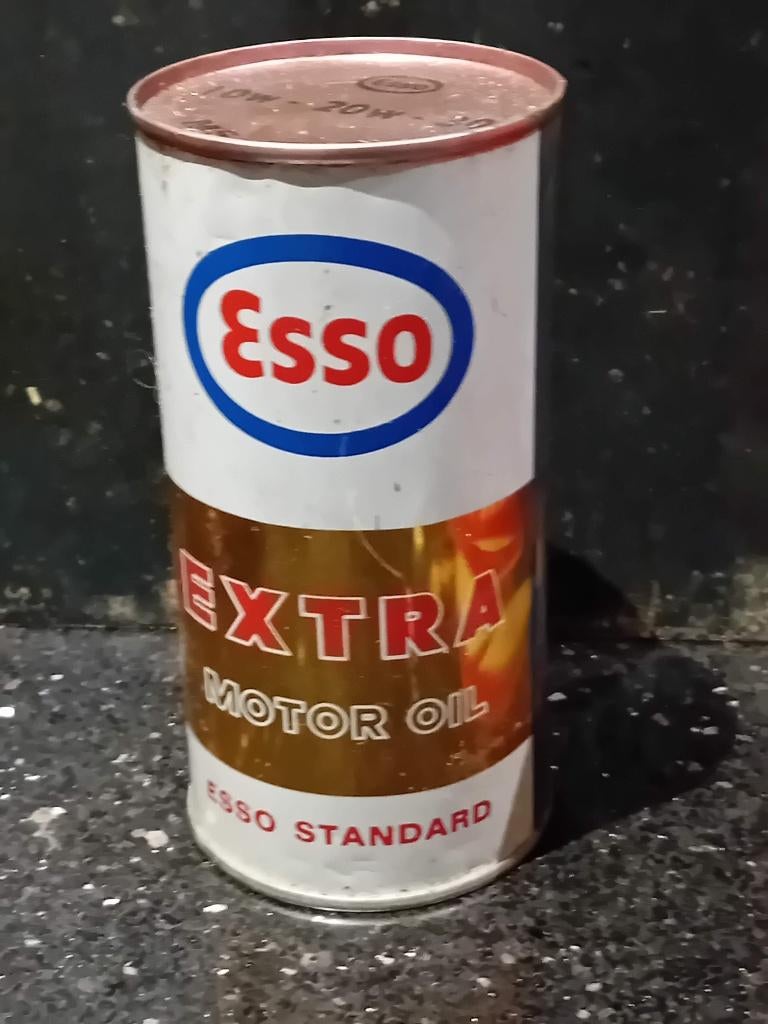 Bidon d'huile vintage ESSO Extra, Enlèvement ou Envoi, Comme neuf