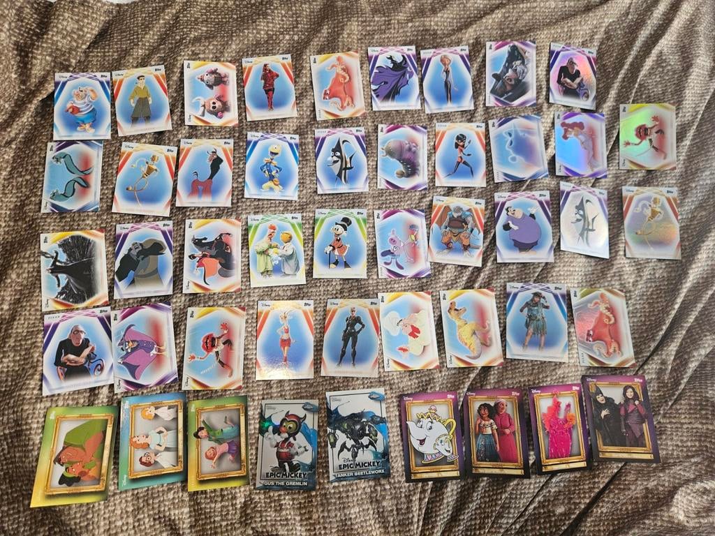 Topps disney neon, Enlèvement
