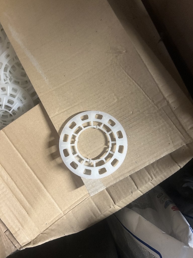 Isolfix NT-G Rondel voor glaswol en rotswol isolatie 90 mm, Enlèvement, Neuf, Laine de verre
