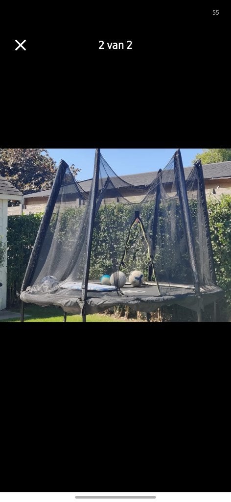 Trampoline Optimum Skyline, Enlèvement, Utilisé