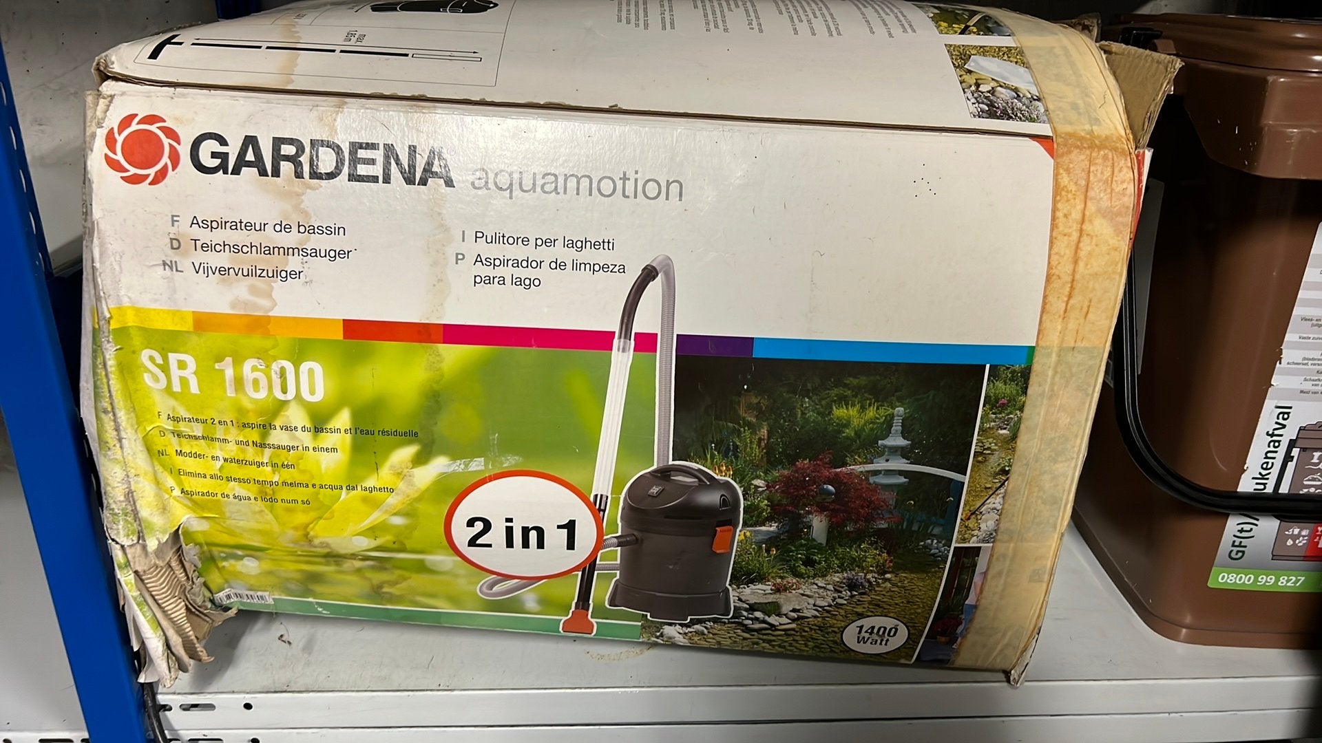 Gardena SR 1600 vijverstofzuiger, Tuin en Terras, Ophalen, Gebruikt, Vijverstofzuiger