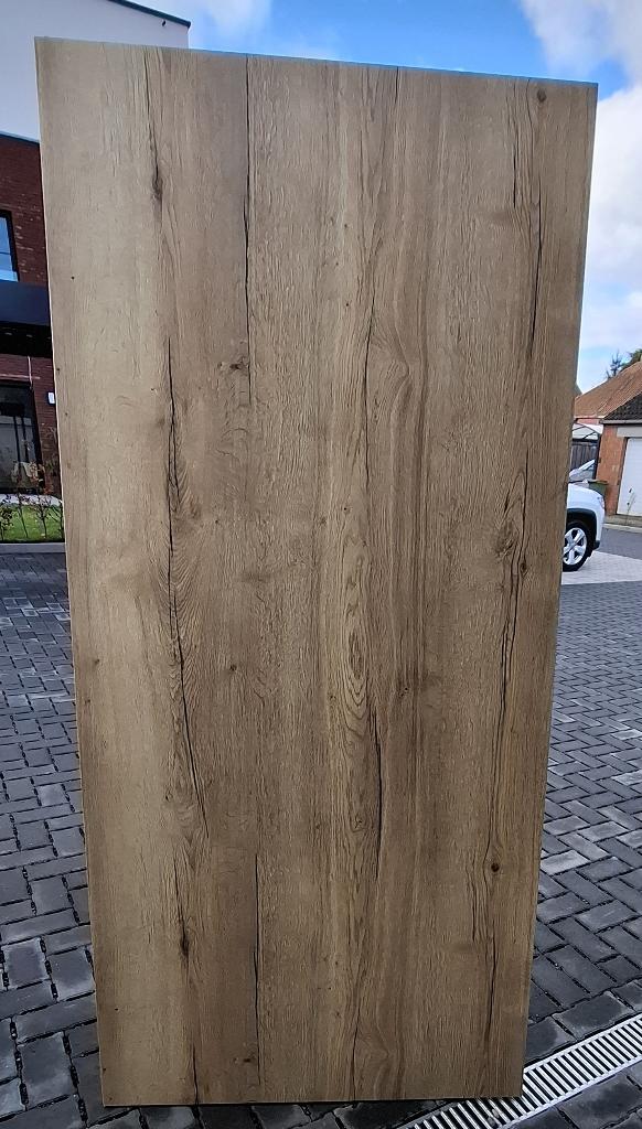Tafelblad in hout, Huis en Inrichting, Tafels | Salontafels, Ophalen, Gebruikt, 50 tot 100 cm, Rechthoekig