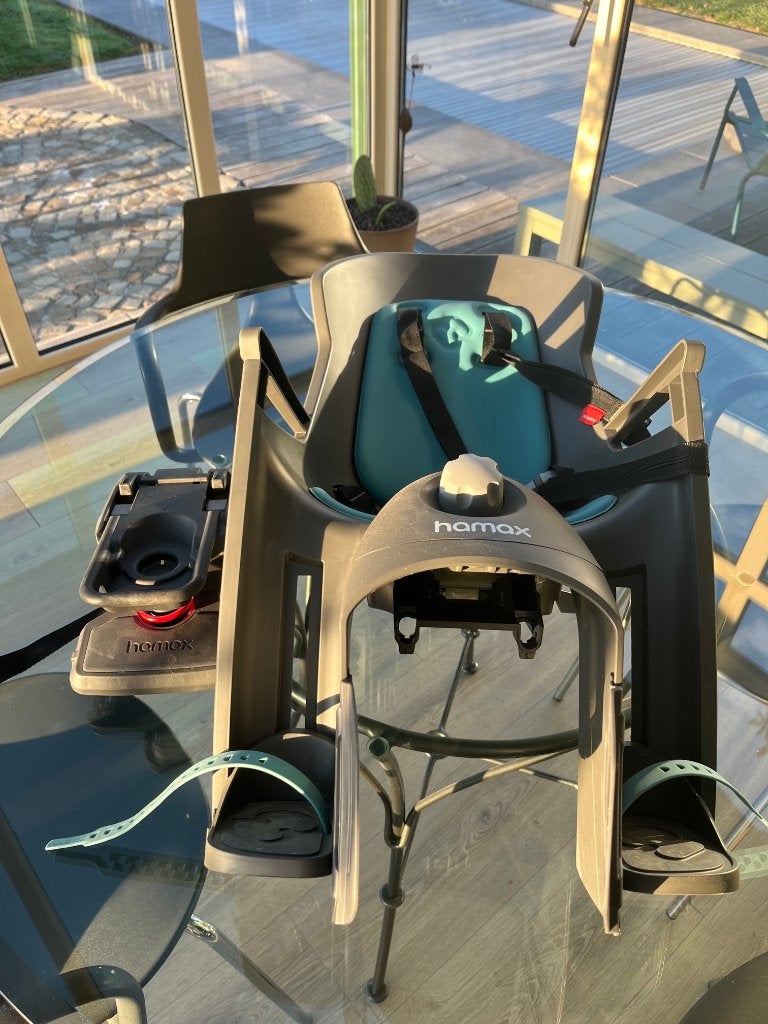siege velo Hamax, Vélos & Vélomoteurs, Repose-pieds, Comme neuf, 9 à 36 kg, Enlèvement