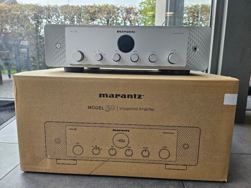 Marantz model 30 versterker, Zo goed als nieuw, 120 watt of meer, Stereo, Ophalen