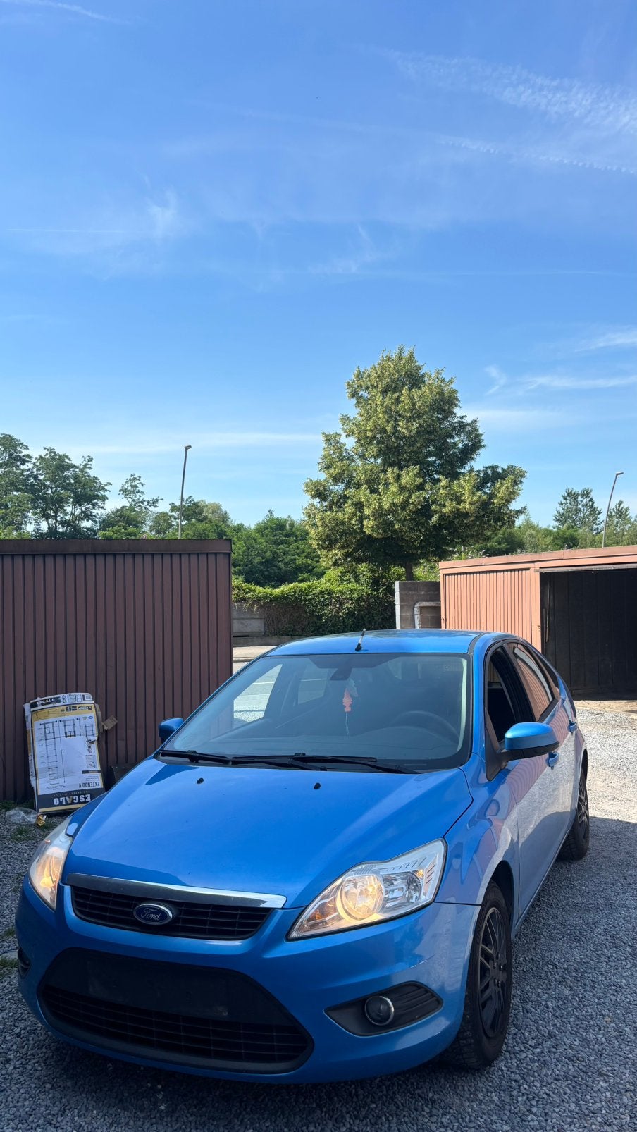 Ford Focus 1.6tdci EXPORT voor MARCHAND, Auto's, Ford, Euro 5, Stof, Zwart, Blauw
