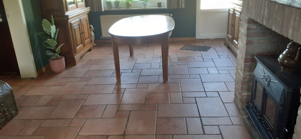 eiken eettafel, Ophalen, Gebruikt, Eikenhout, 50 tot 100 cm