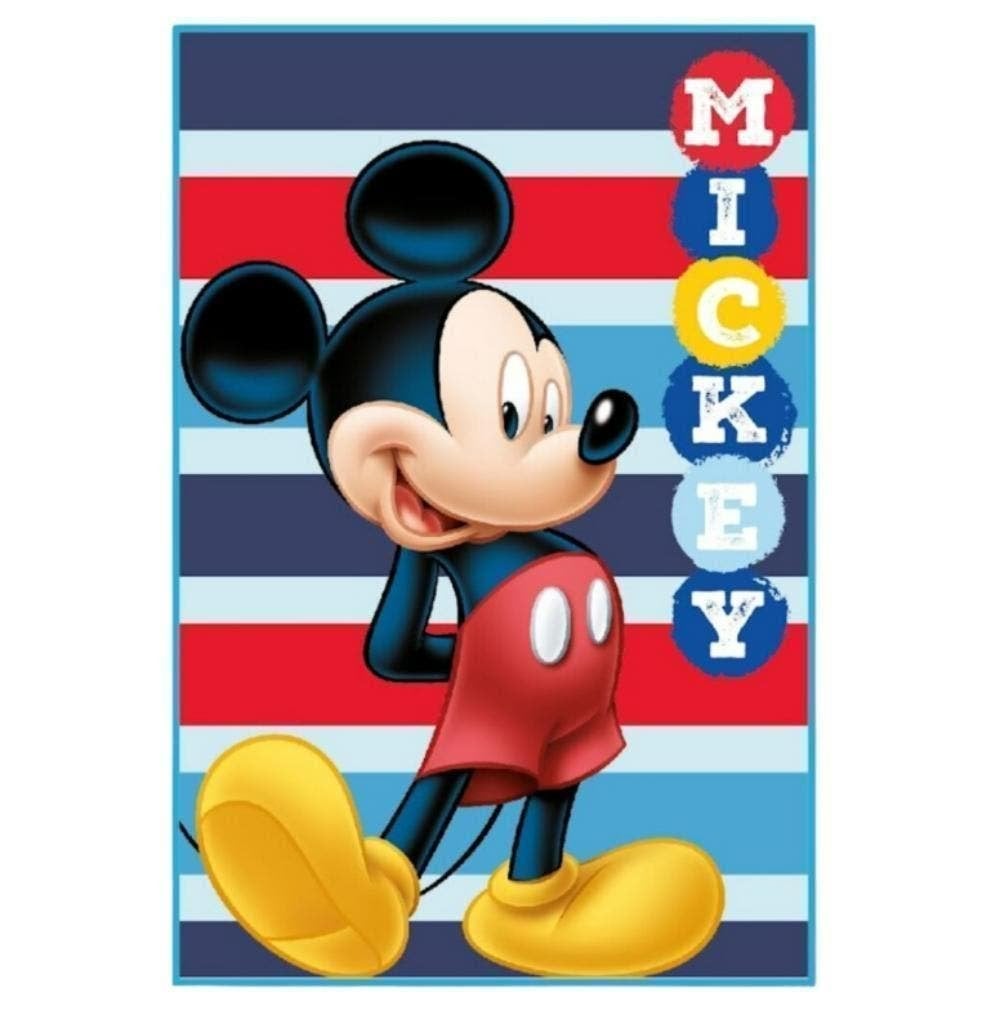 Mickey Mouse Vloerkleed Kinderkamer - Disney Tapijt, Neuf, Tapis ou Coussin, Enlèvement ou Envoi, Multicolore